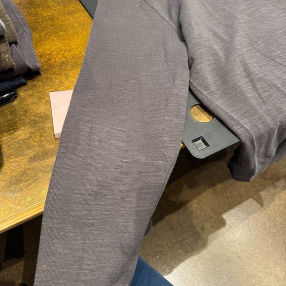 Buck Mason Charcoal Long Sleeve Tee - Picture 4 of 4